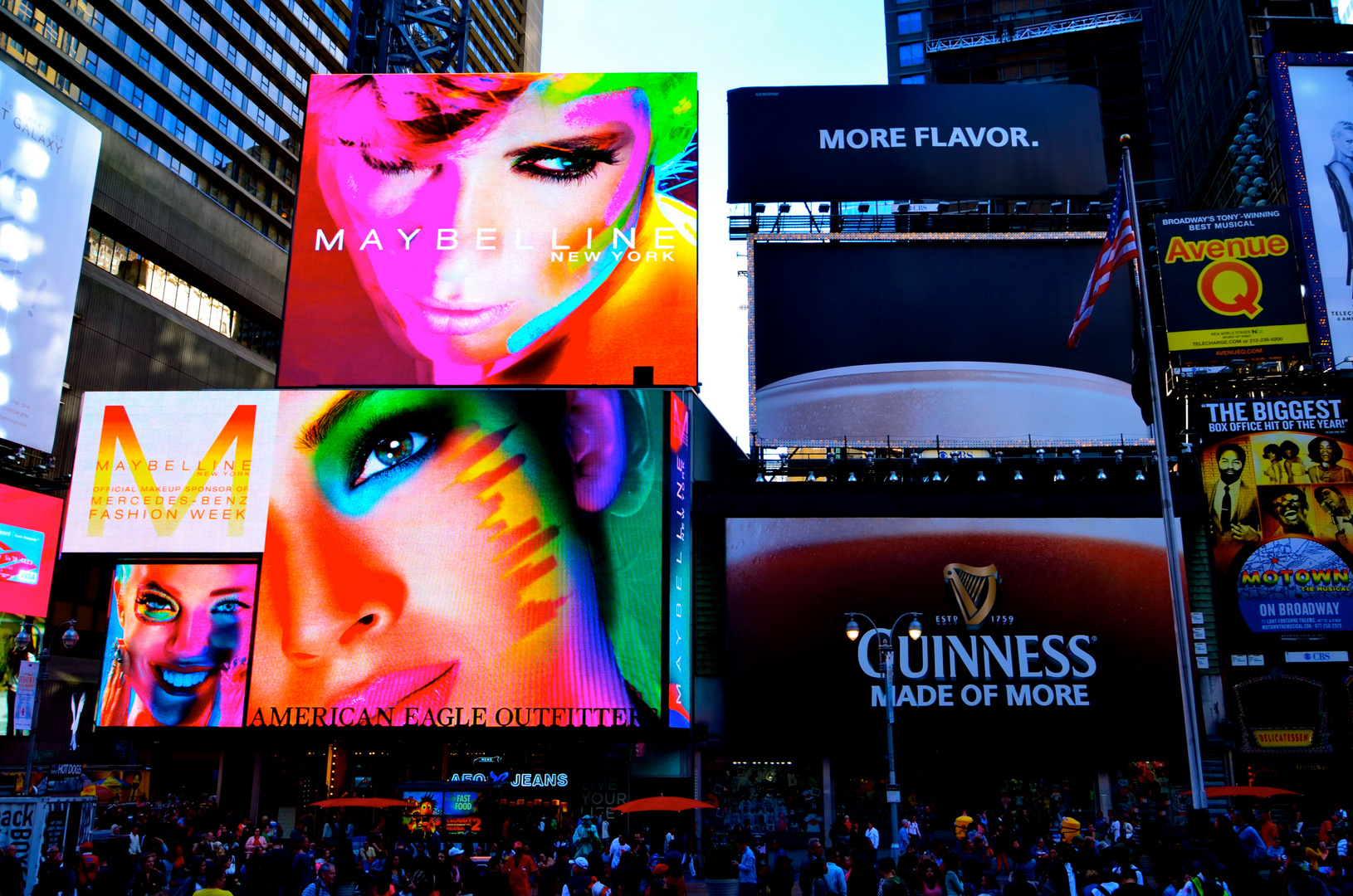 New York Time Square COLORFULL