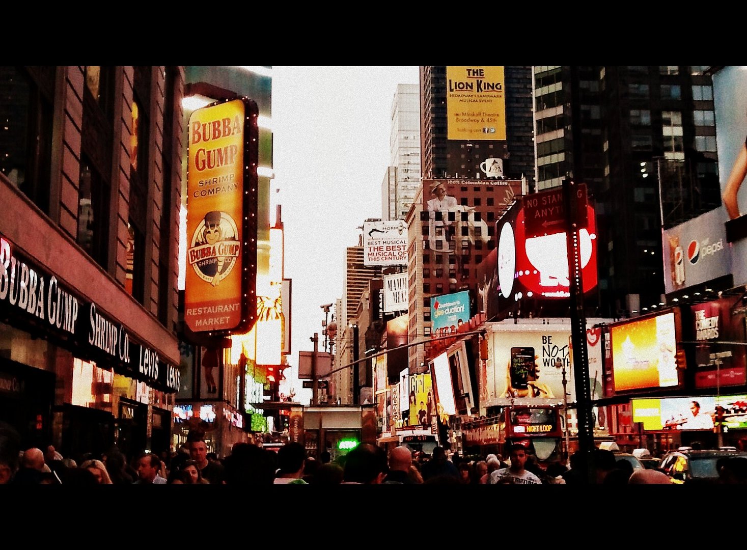 new york - times square lights