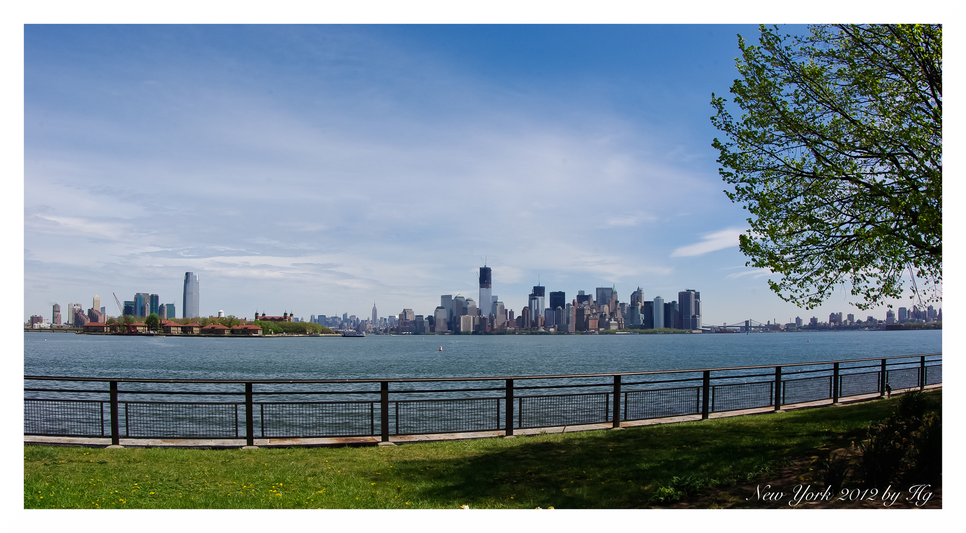 New York - View from Liberty Island