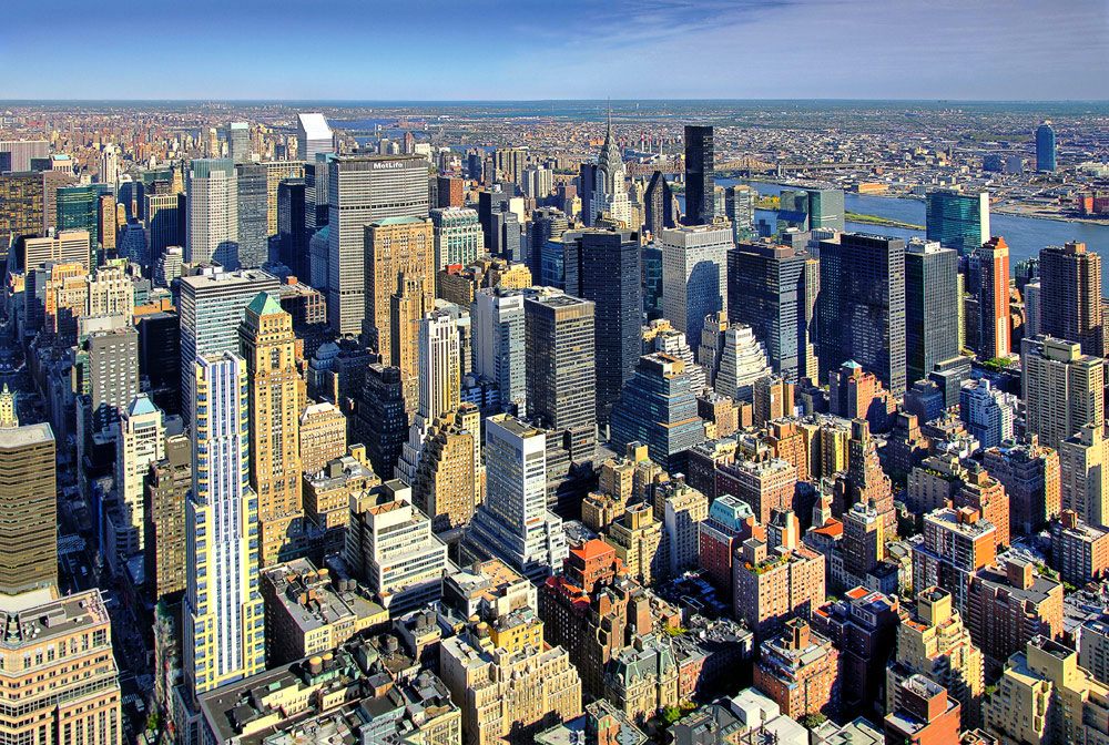 New York: View of Manhattan from the Empire State Building I