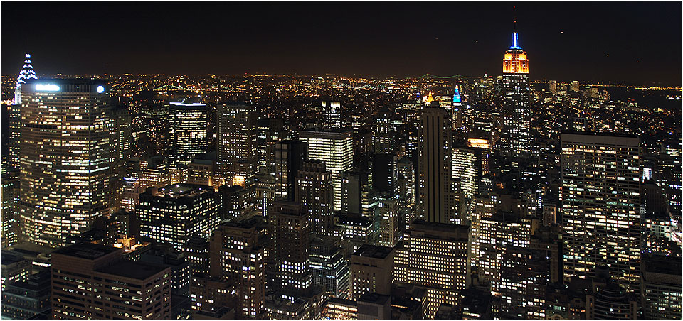 New York vom Dach des Rockefeller Center