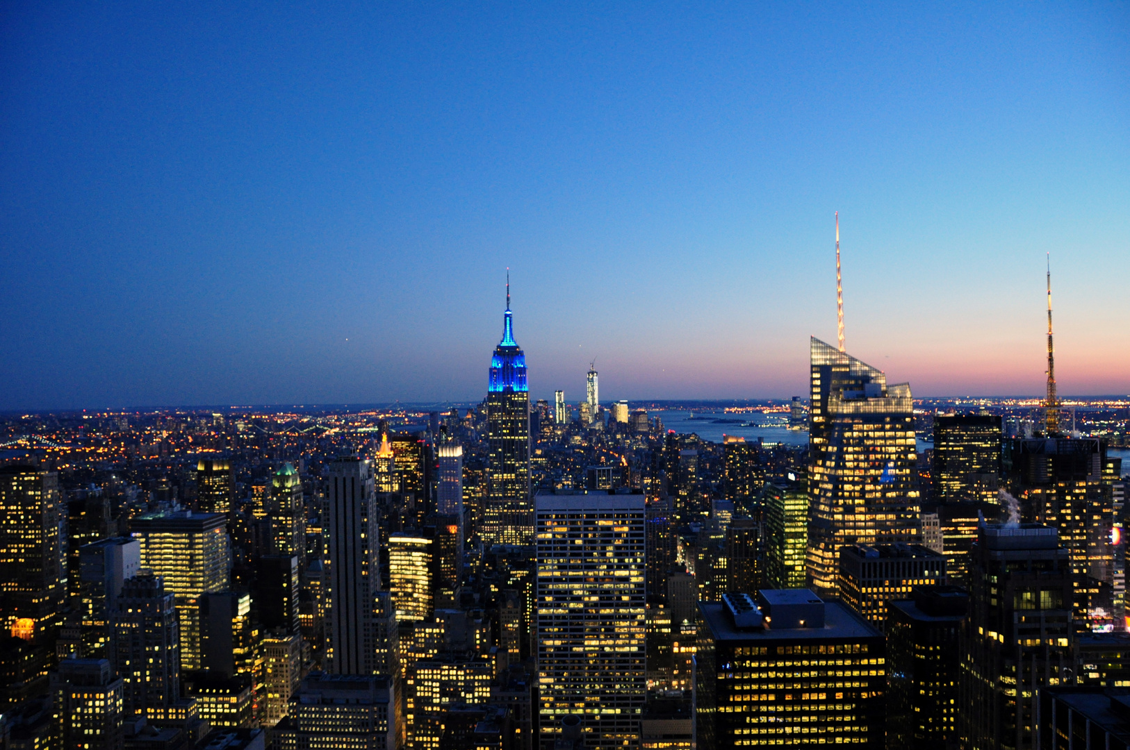 New York zur blauen Stunde