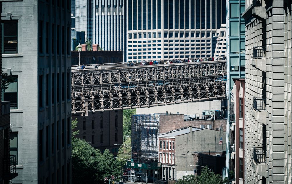 New Yorker Ansichten - Brooklyn Bridge