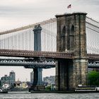 New Yorker Ansichten - Brooklyn und Manhattan Bridge