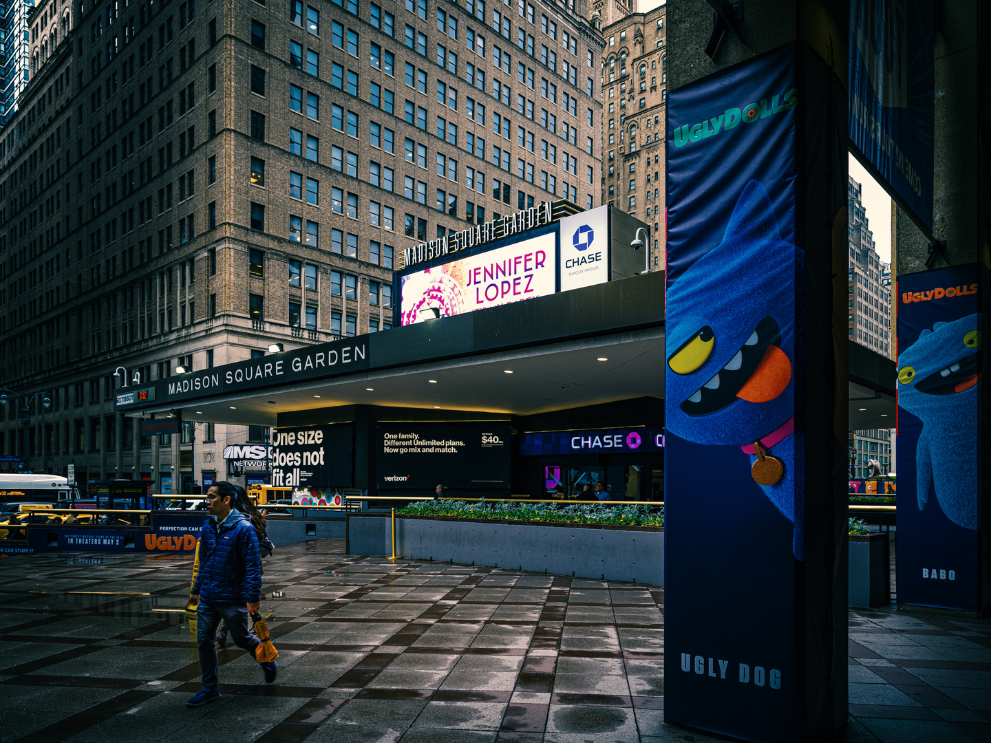 New Yorker Ansichten Madison Square Garden Foto Bild