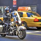 New Yorker Motorradcop