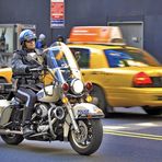 New Yorker Motorradcop