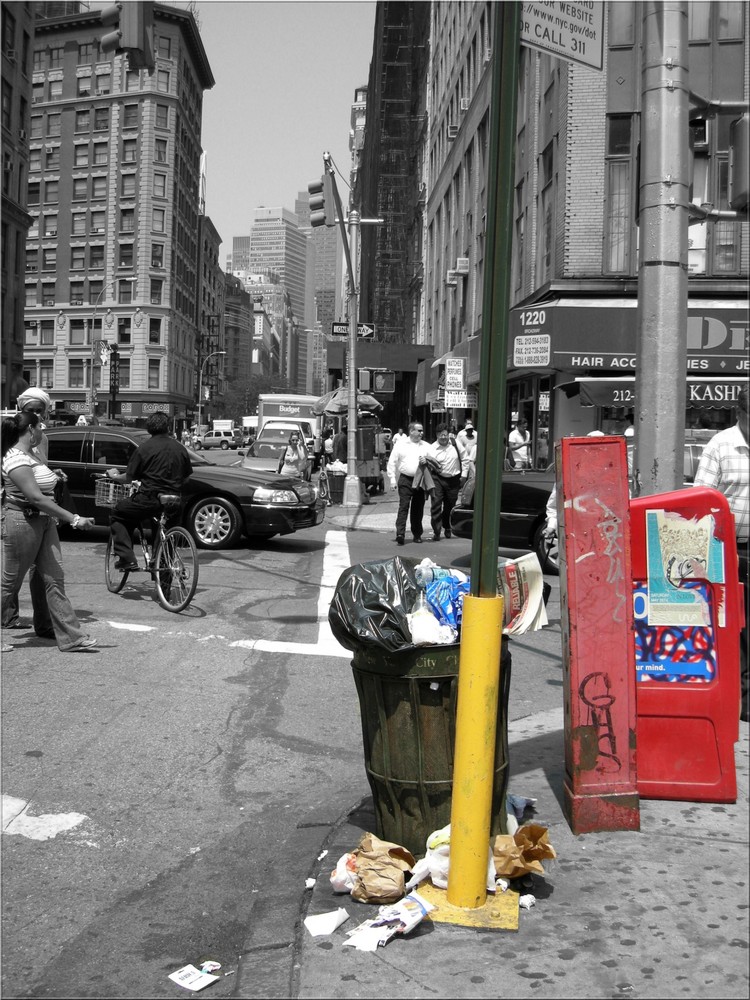 New Yorks trash