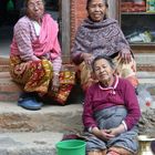 Newar-Frauen in Kirtipur