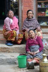 Newar-Frauen in Kirtipur