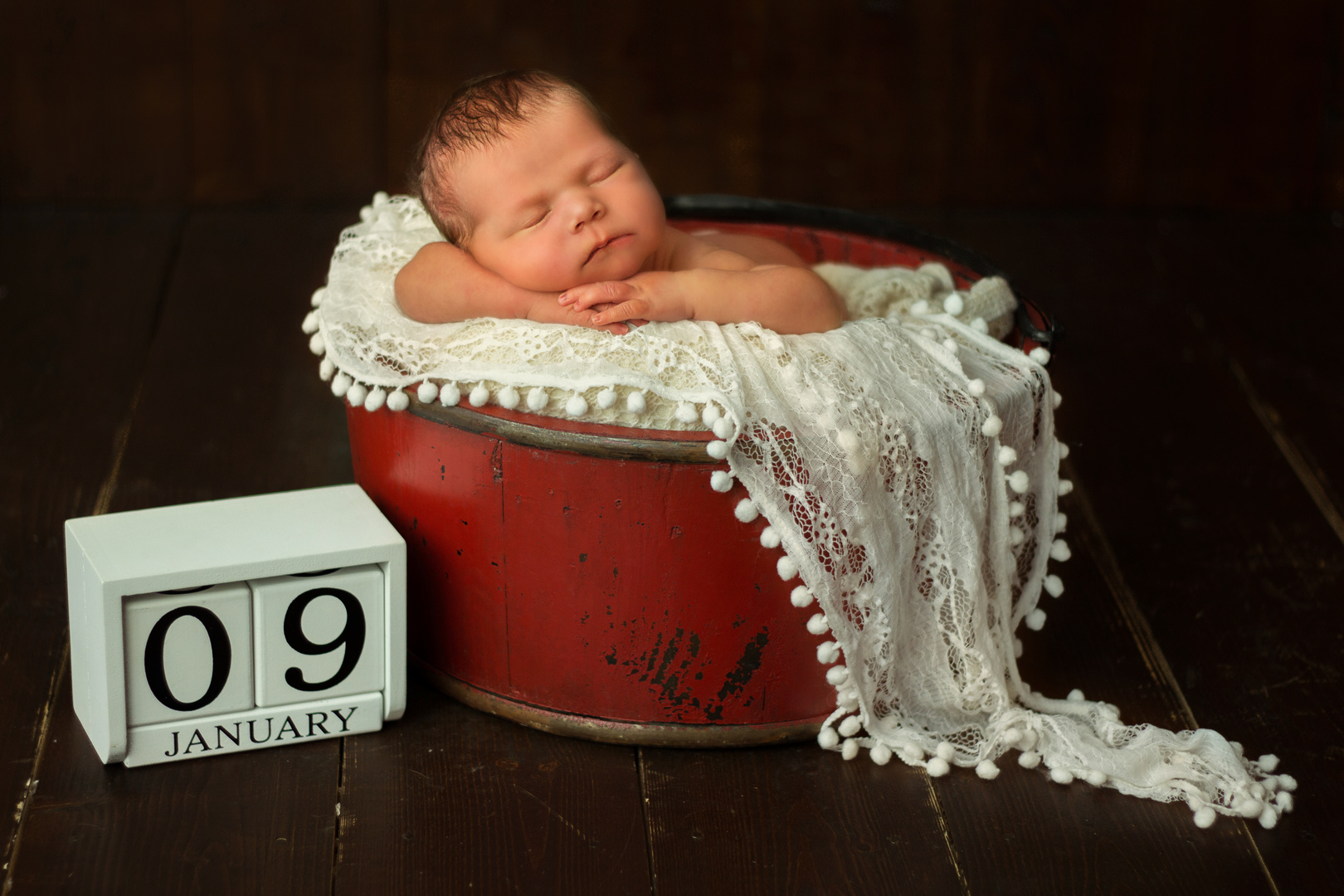 Newborn in the Bucket