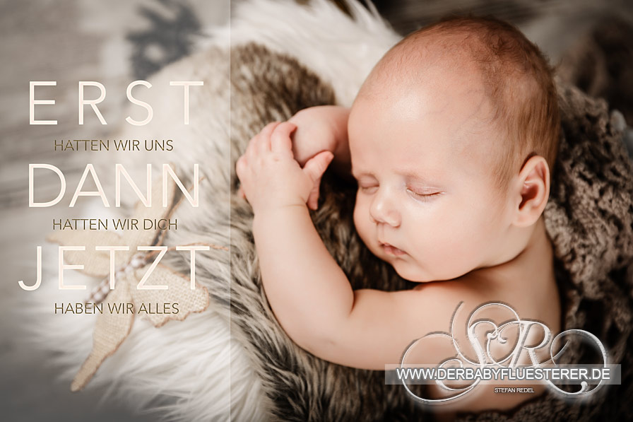 Newborn Luca, 3 Monaten | (Babyfotograf Ravensburg)