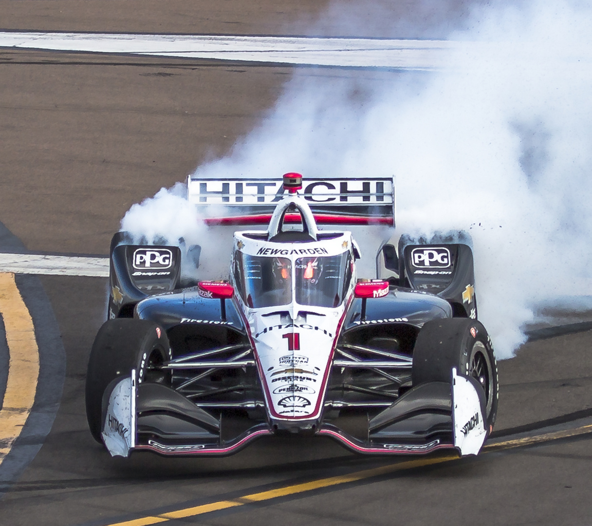 Newgarden burnout 2a