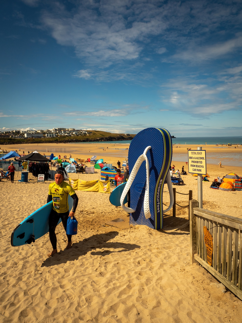 Newquay beach