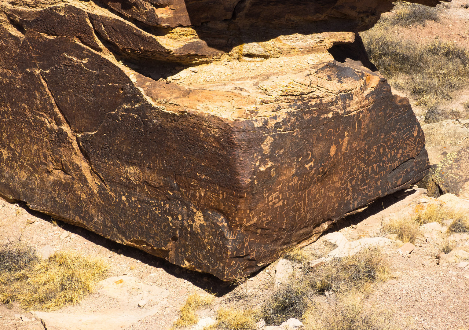 Newspaper Rock im National Park