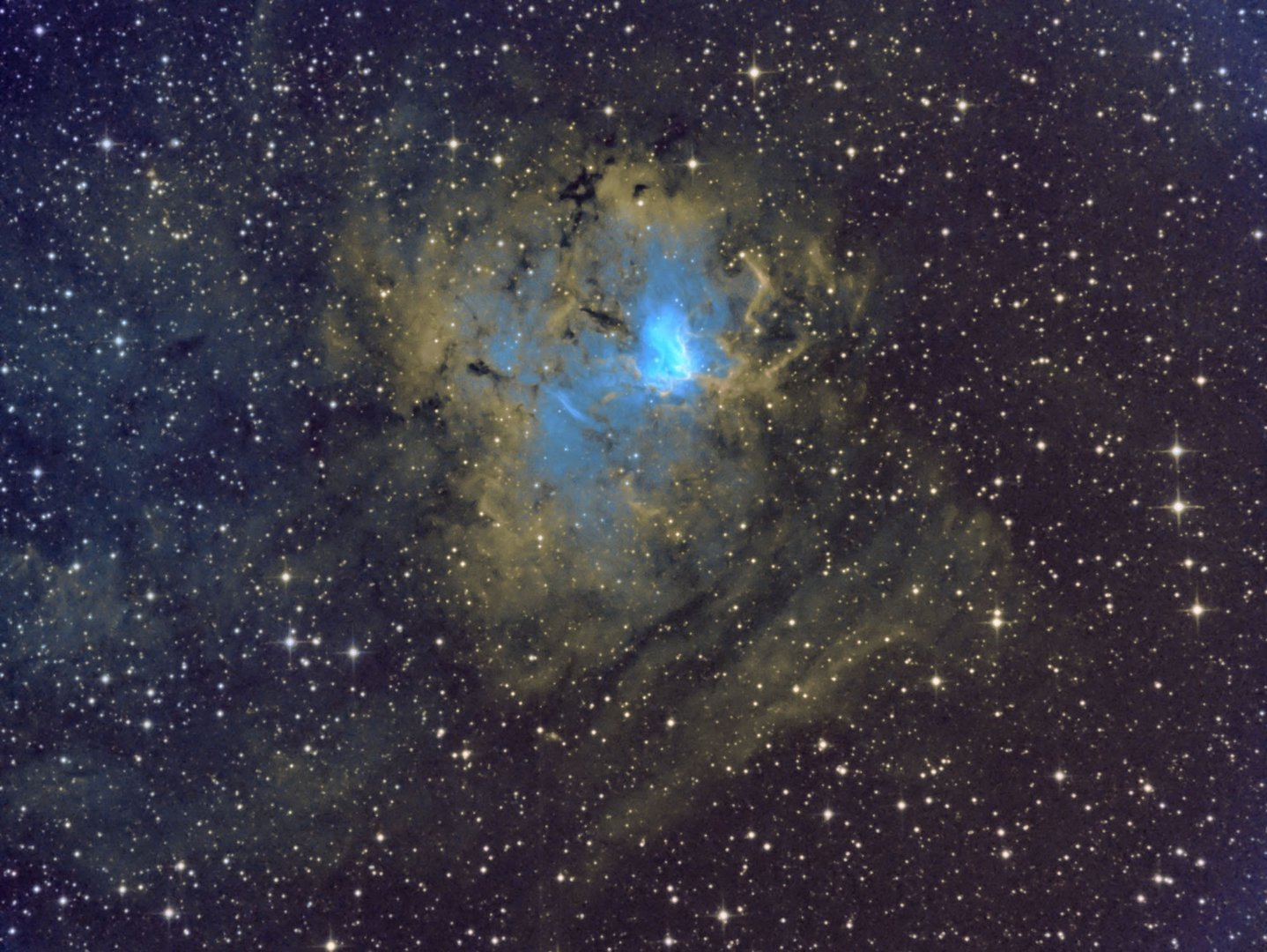 NGC 1491 - fossil footprint nebula
