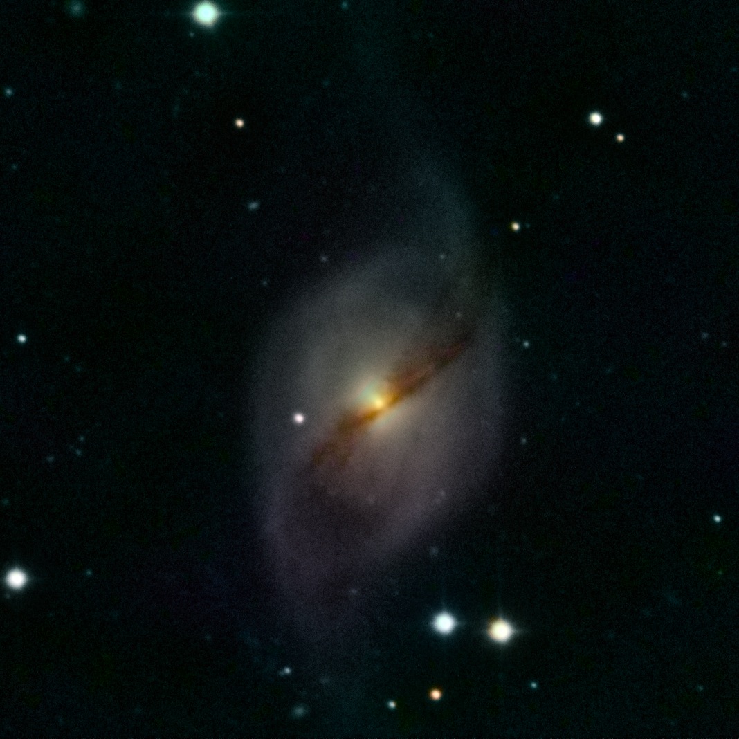 NGC 3718 im großen Wagen