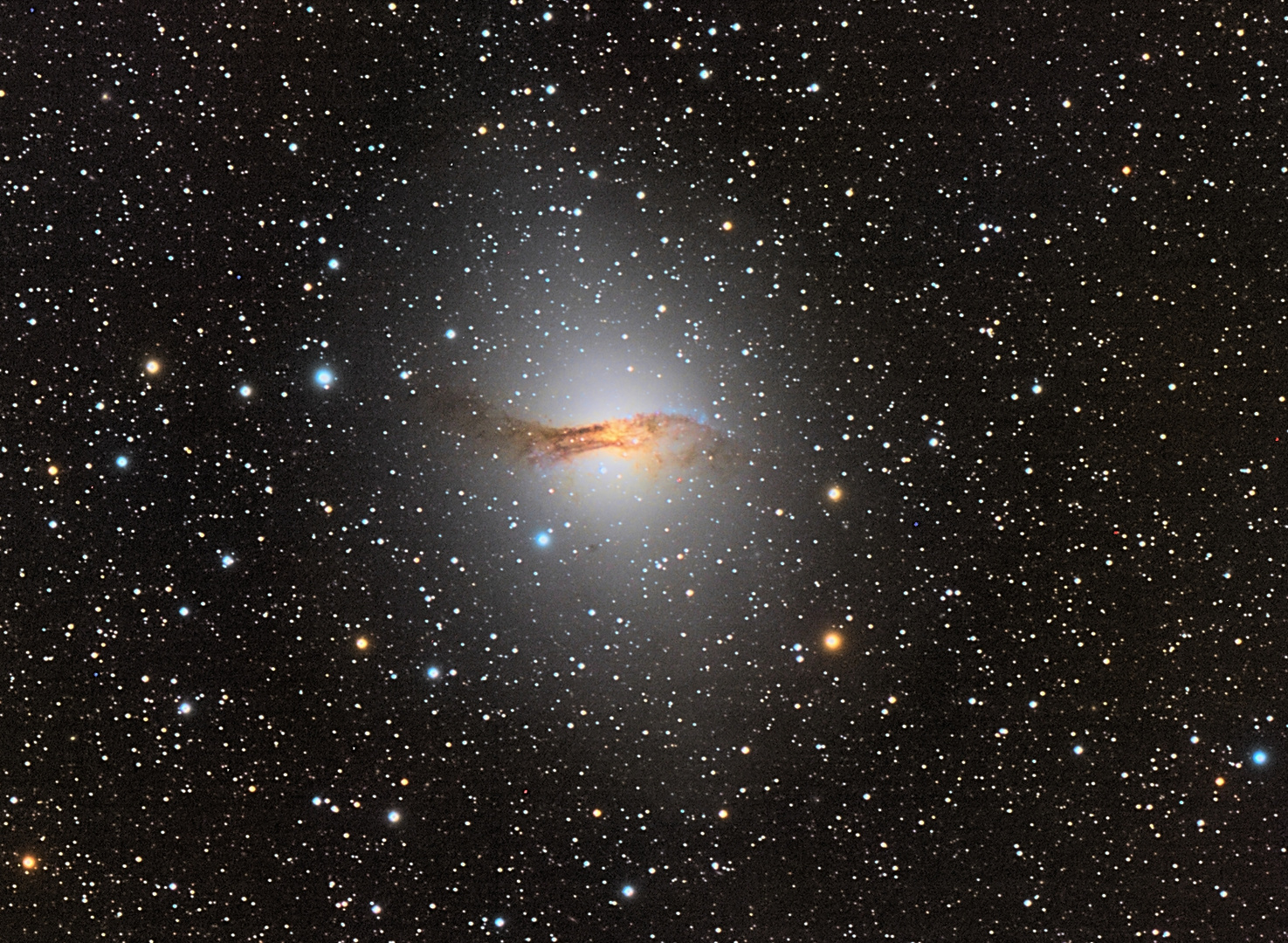 NGC 5128 crop Foto & Bild natur, astrofotografie, himmel & universum