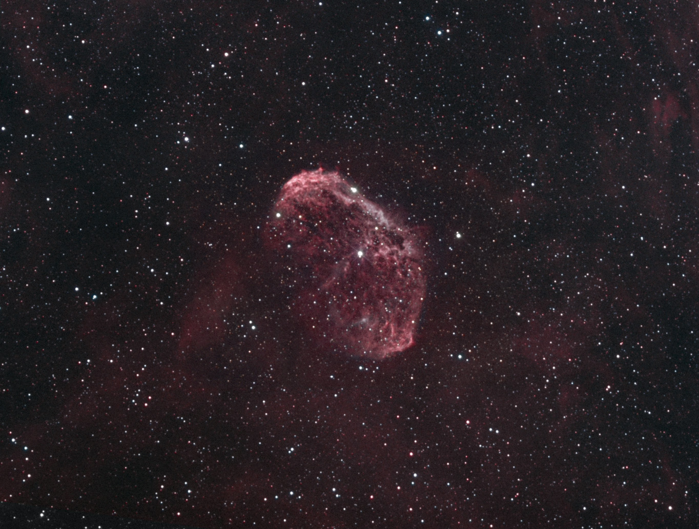 NGC 6888 Crescent-Nebel