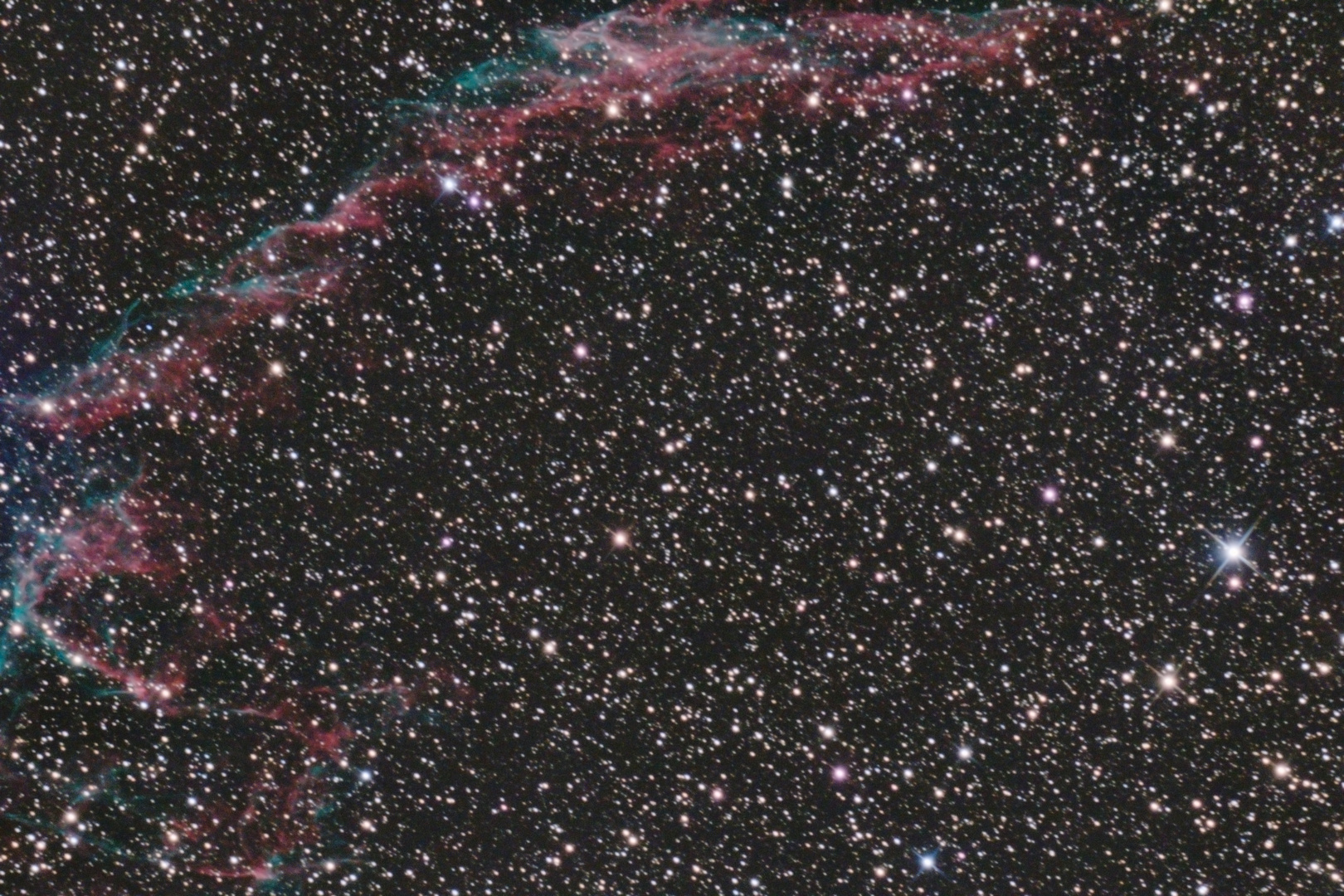 NGC 6992 - Cirrus - Nebel (Ausschnitt)