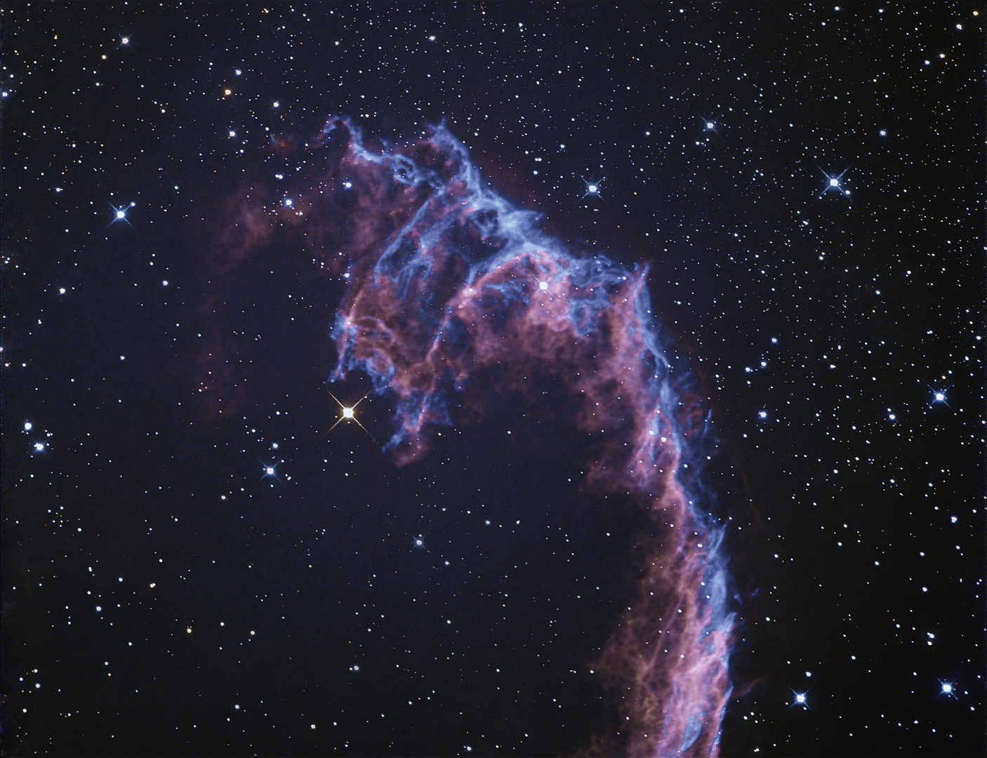 NGC 6995, Fledermausnebel