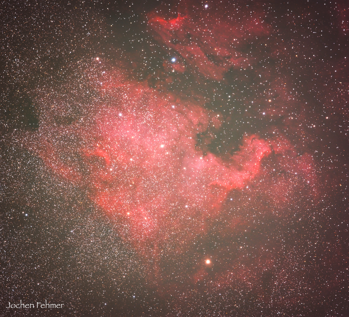 NGC 7000, der Nordamerika Nebel