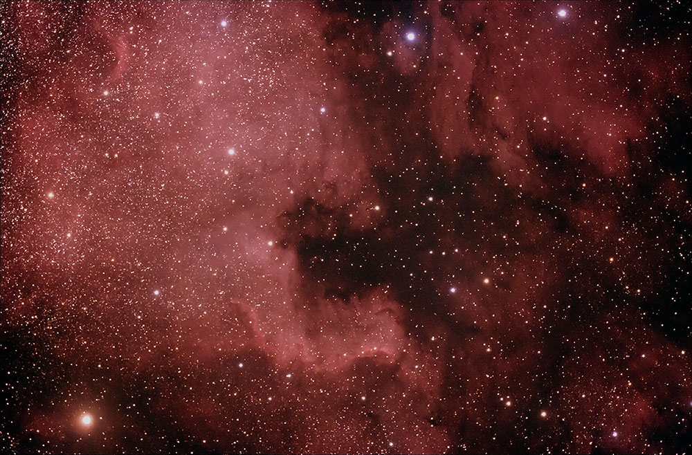 NGC 7000 und der Pelikannebel