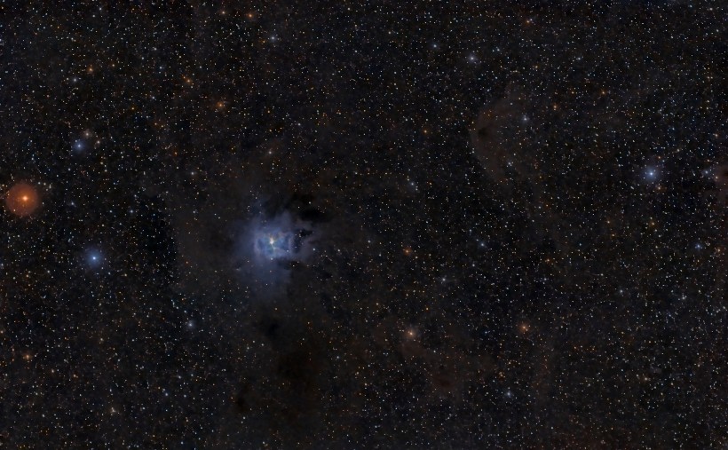 NGC 7023 - Iris Nebel Widefield - Überarbeitung in Pixinsight