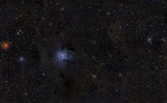 NGC 7023 - Iris Nebel Widefield - Überarbeitung in Pixinsight