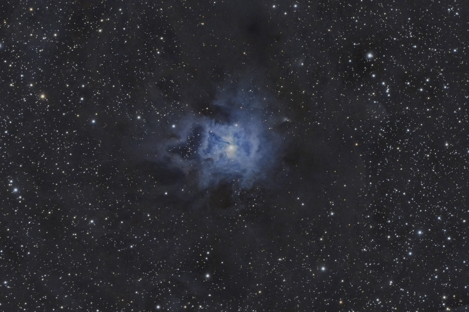 NGC 7023, Irisnebel im Sternbild Kepheus neu bearbeitet