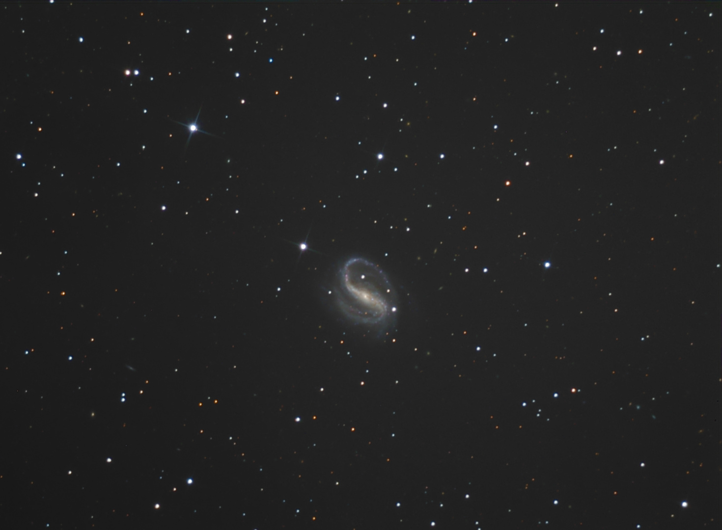 NGC 7479 Balkenspiralgalaxie 