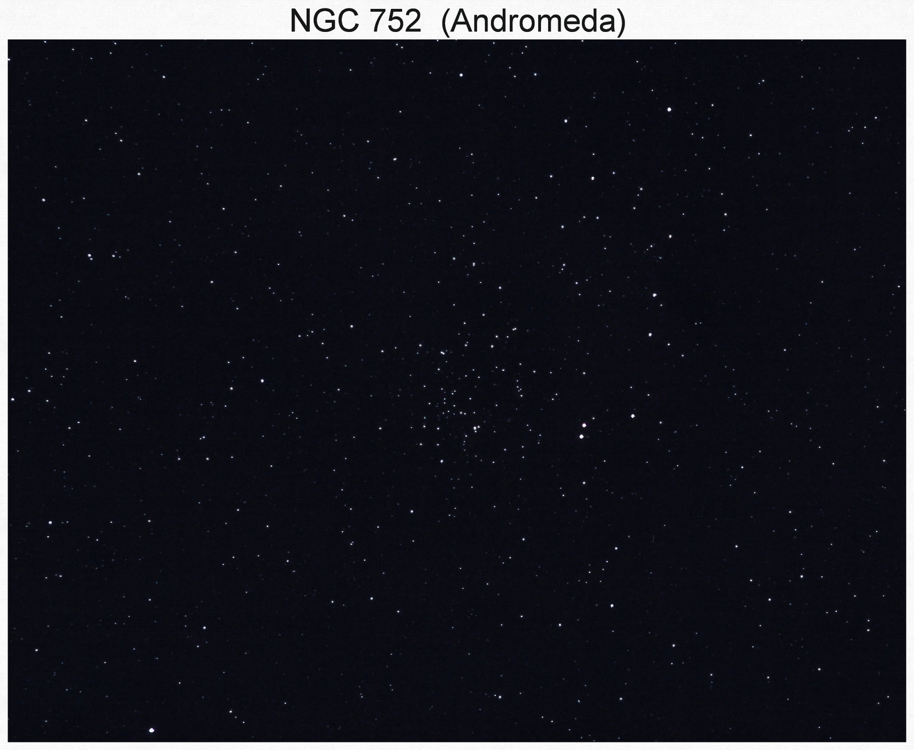 NGC 752 (Ausschnitt)