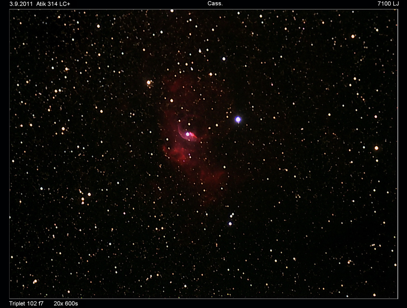 NGC 7635 Bubblenebel