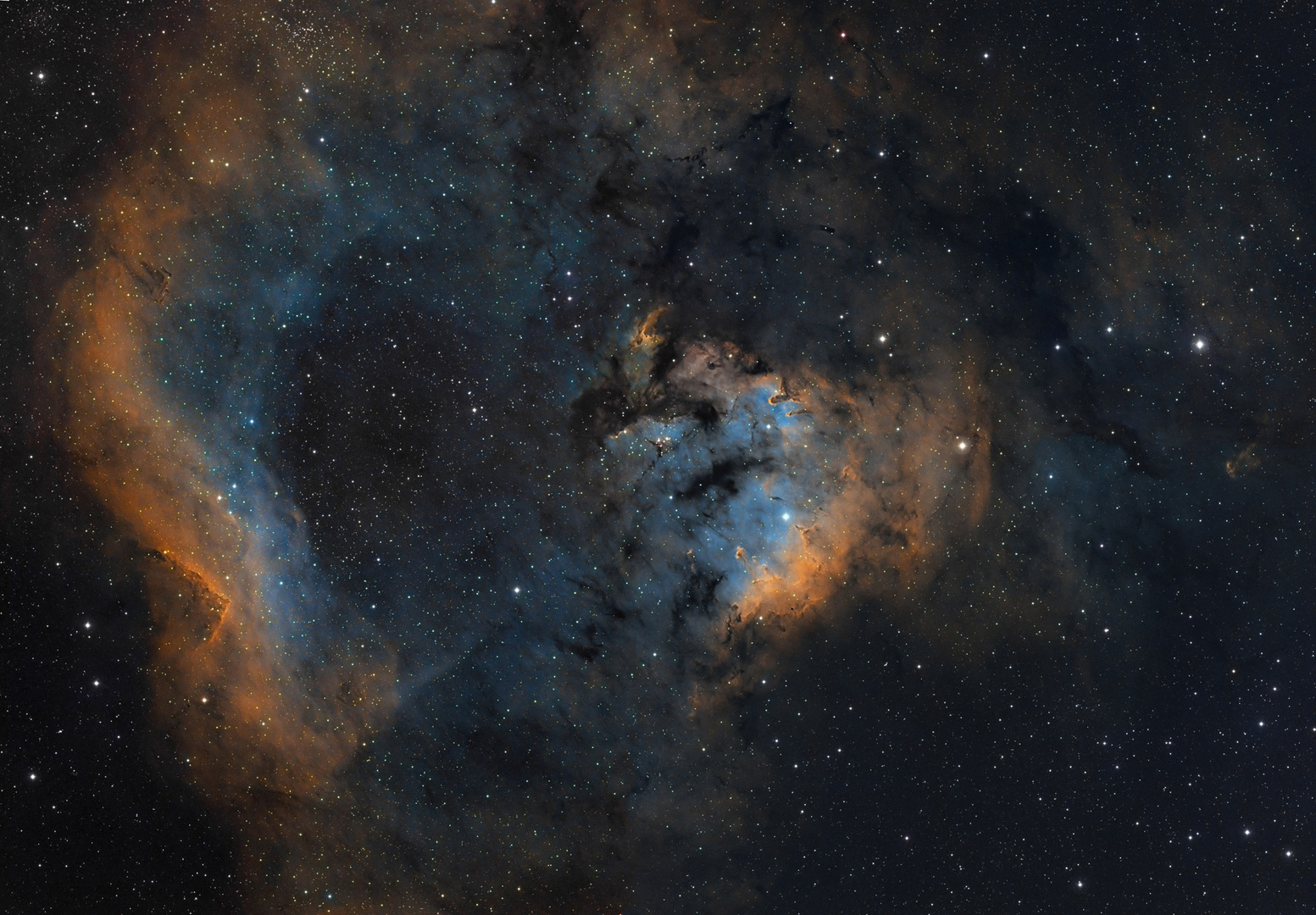 NGC 7822 4teiliges Mosaik