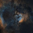 NGC 7822 4teiliges Mosaik