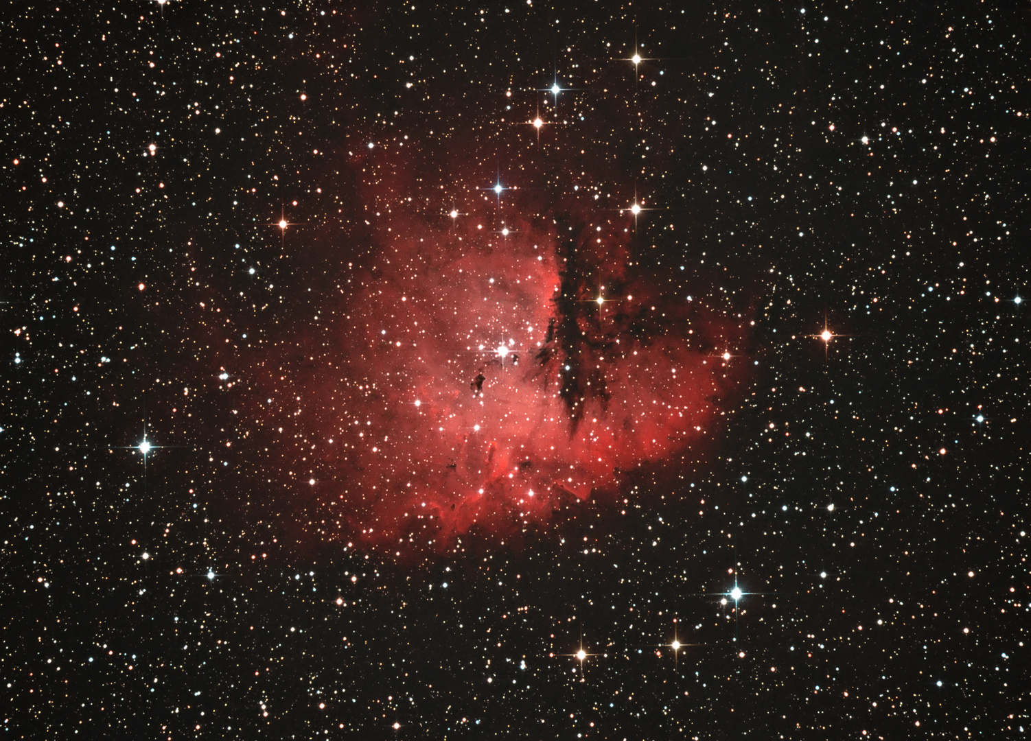 NGC281 Der Pacman Nebel