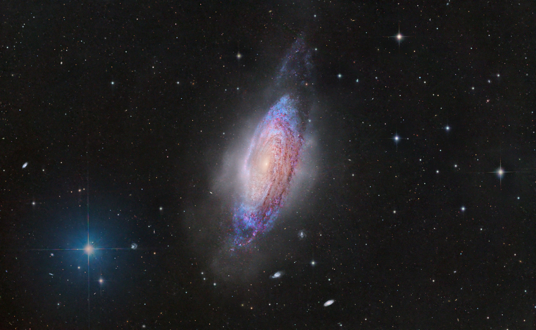 NGC3521 Die Galaxie mit dem Staubmantel