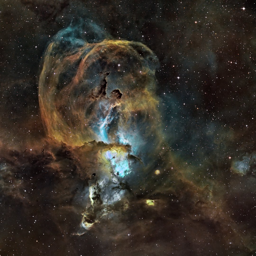 NGC3576_Statue of Liberty Nebel