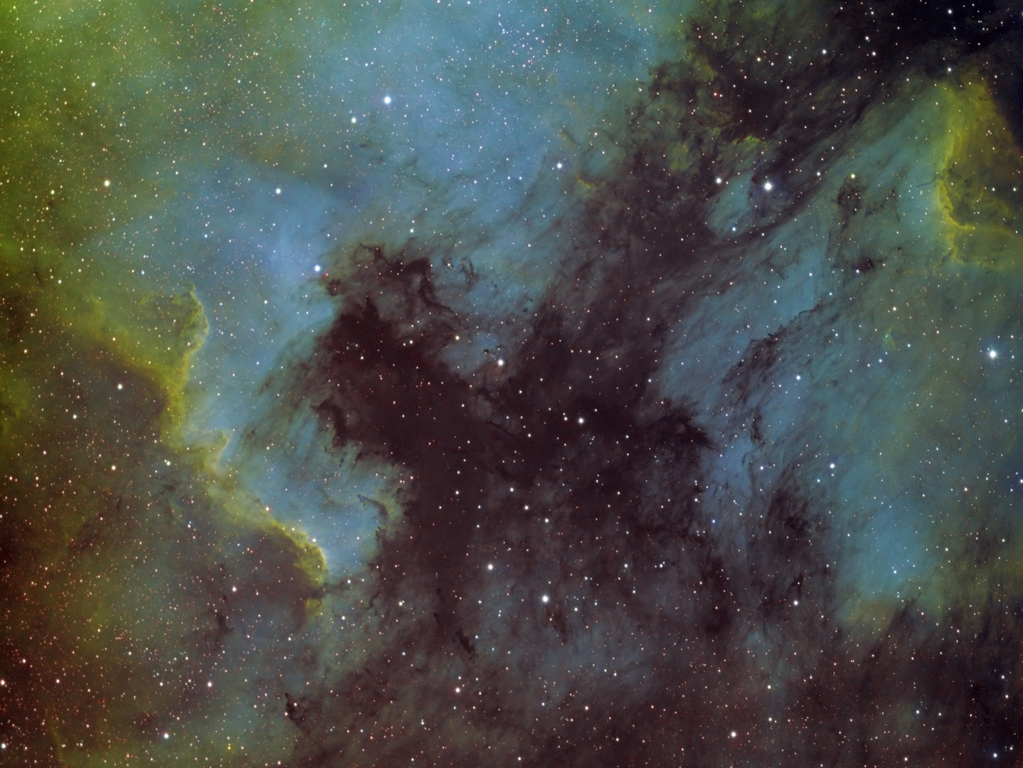 NGC7000 - IC5070 in Hubblepalette