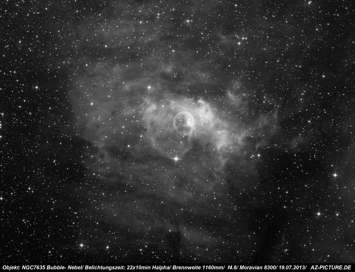 NGC7635 Bubble-Nebel