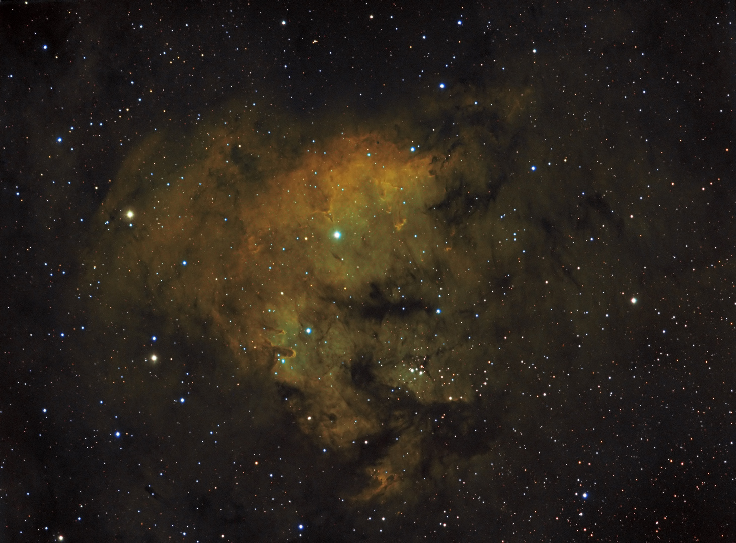 NGC7822 Zentrum des Cederblad 214