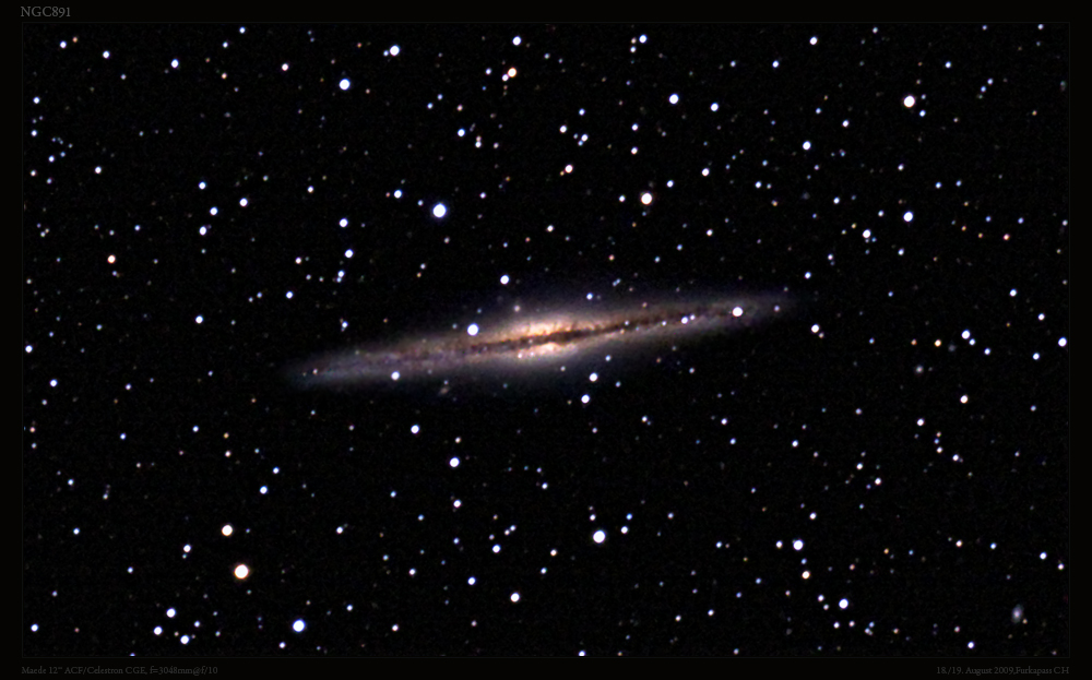 NGC891 Neubearbeitung