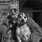 Ángel y su perro