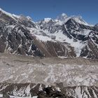 Ngozumpa Gletscher und Mount Everest