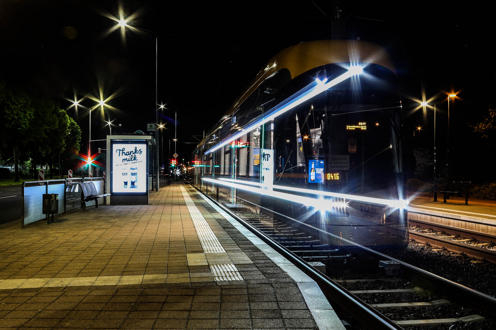 NGT 10 der Nacht entgegen