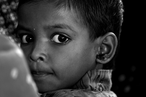 niña de Chotta, India 2008