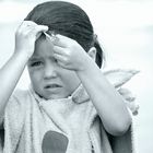 NIÑA EN LA PLAYA