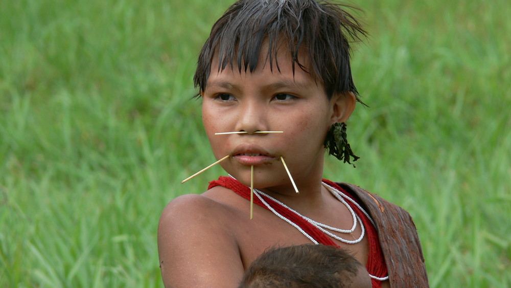 Niña Yanomami, Amazonas al desnudo...