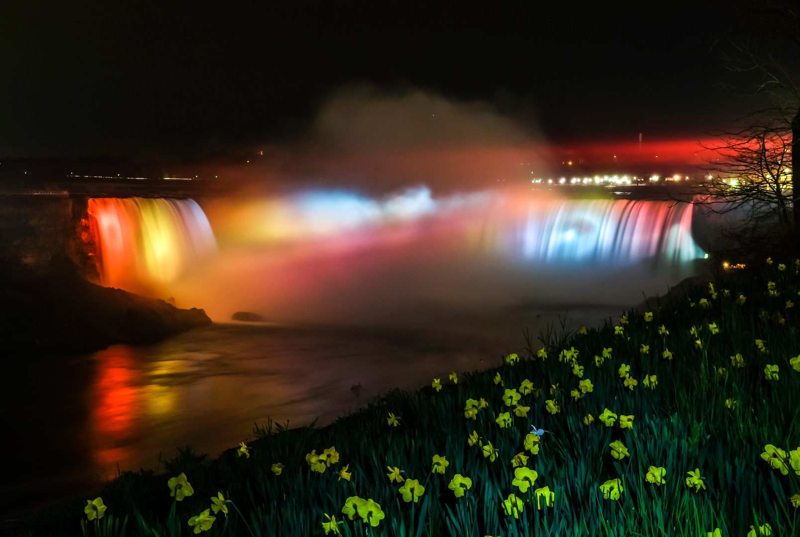 Niagara Fälle bei Nacht