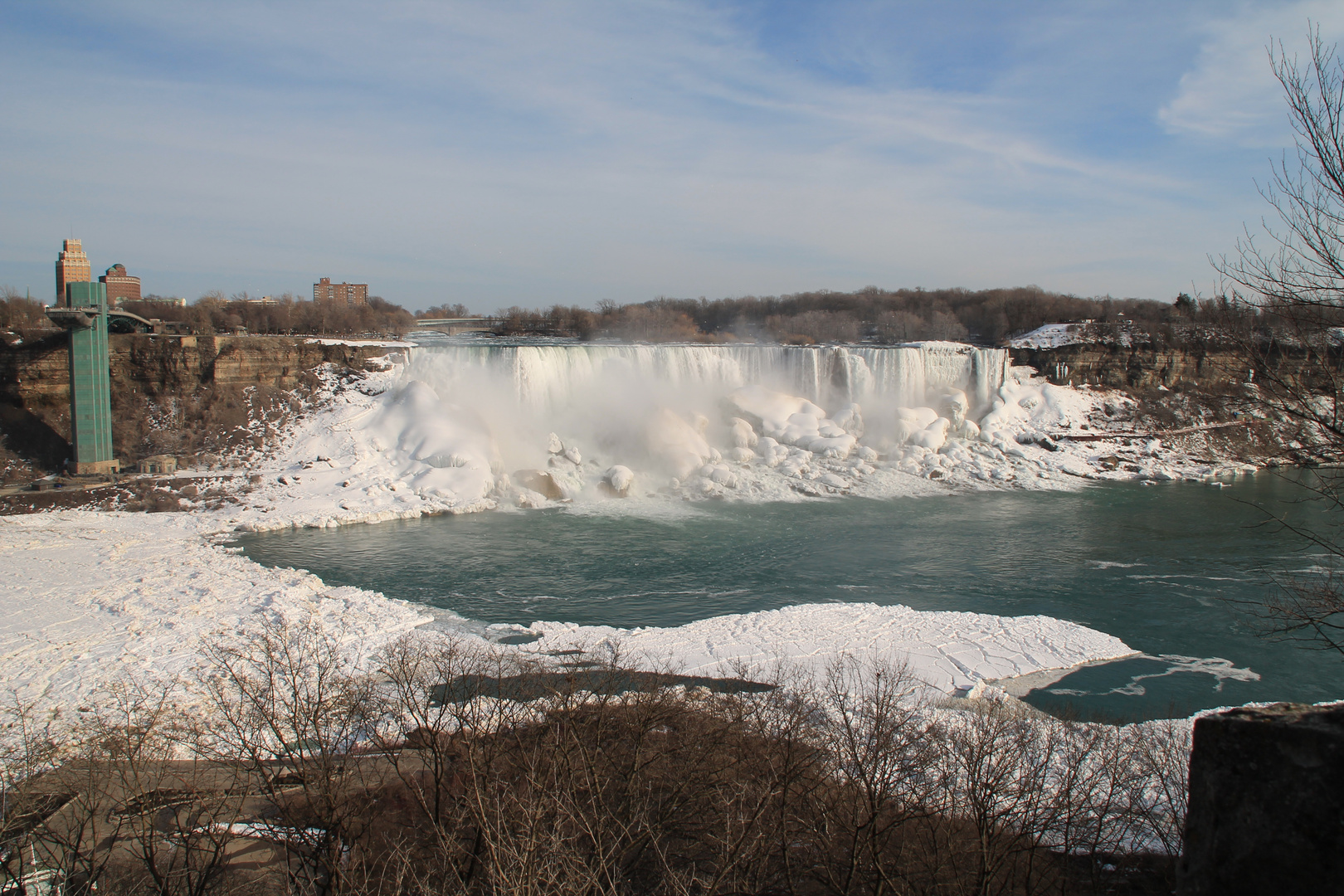 Niagara Fälle im Schnee